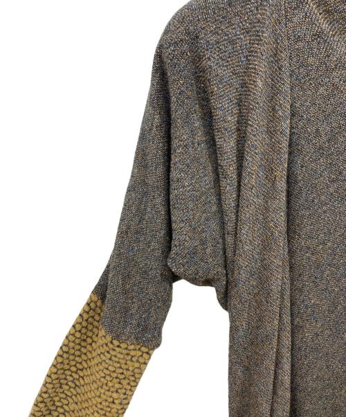 Vivienne Westwood RED LABEL（ヴィヴィアンウエストウッドレッドレーベル）Vivienne Westwood RED LABEL (ヴィヴィアンウエストウッドレッドレーベル) 変形ニットワンピース ブラウン サイズ:SIZE 2の古着・服飾アイテム