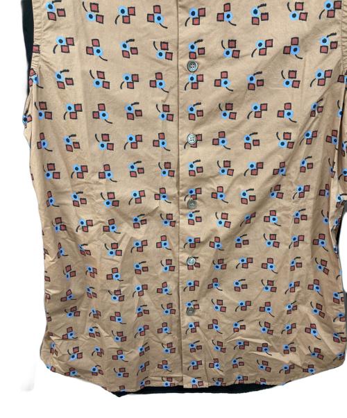 MARNI（マルニ）MARNI (マルニ) 切替シャツ ブラック×ベージュ サイズ:SIZE 46の古着・服飾アイテム
