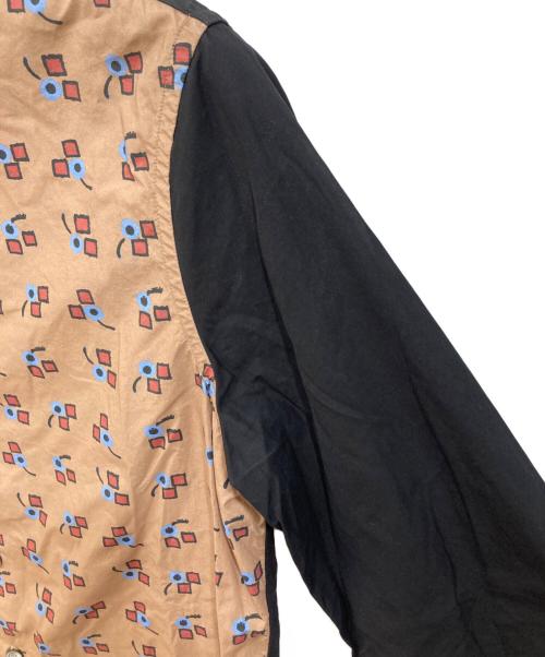 MARNI（マルニ）MARNI (マルニ) 切替シャツ ブラック×ベージュ サイズ:SIZE 46の古着・服飾アイテム