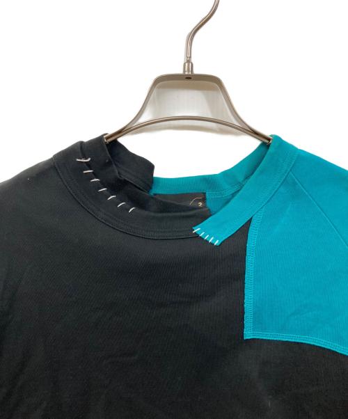 KOLOR（カラー）KOLOR (カラー) 再構築Tシャツ ブラック サイズ:SIZE 2の古着・服飾アイテム