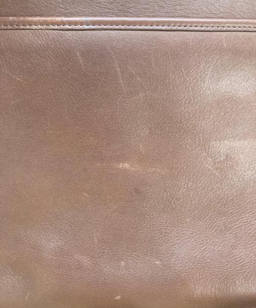 COACH（コーチ）COACH (コーチ) レザーショルダーバッグ ブラウンの古着・服飾アイテム