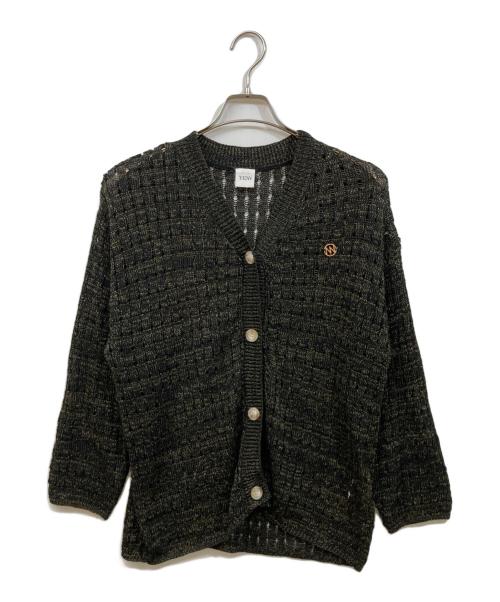 YENN（イエン）YENN (イエン) openwork knit cardigan ブラウン サイズ:	SIZE Freeの古着・服飾アイテム