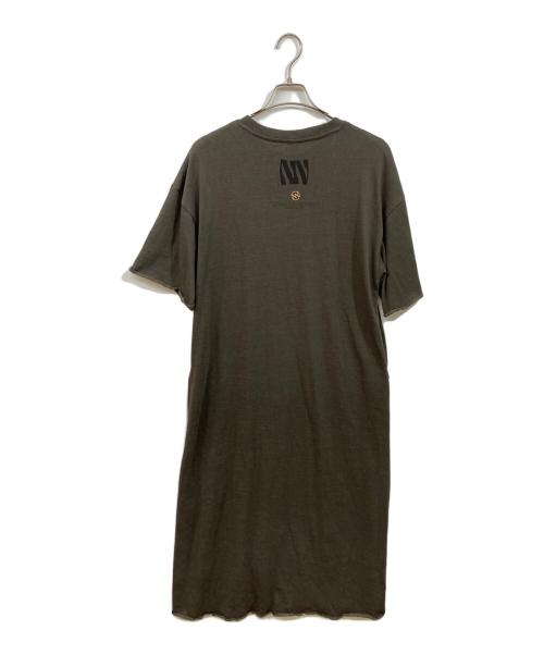 YENN（イエン）YENN (イエン) リネンタッチTシャツワンピース ブラウン サイズ:	SIZE 38の古着・服飾アイテム