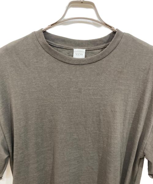 YENN（イエン）YENN (イエン) リネンタッチTシャツワンピース ブラウン サイズ:	SIZE 38の古着・服飾アイテム