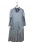 ne quittez pas (ヌキテパ) Chikan Embroidery Panel Dress ブルー サイズ:	SIZE L：17000円