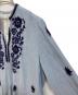 中古・古着 ne quittez pas (ヌキテパ) Chikan Embroidery Panel Dress ブルー サイズ:	SIZE L：17000円