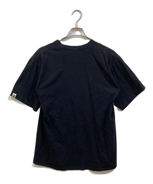 A BATHING APE（アベイシングエイプ）A BATHING APE (アベイシングエイプ) プリントTシャツ ブラック サイズ:SIZE XLの古着・服飾アイテム