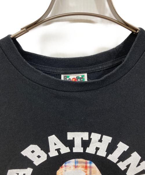 A BATHING APE（アベイシングエイプ）A BATHING APE (アベイシングエイプ) プリントTシャツ ブラック サイズ:SIZE XLの古着・服飾アイテム