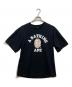 A BATHING APE（アベイシングエイプ）の古着「プリントTシャツ」｜ブラック