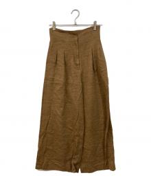 muller of yoshiokubo（ミュラーオブヨシオクボ）の古着「High Waist Pants」｜ブラウン