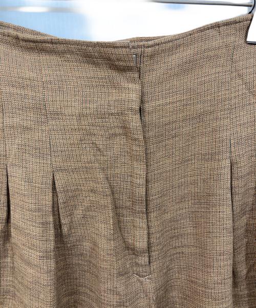 muller of yoshiokubo（ミュラーオブヨシオクボ）muller of yoshiokubo (ミュラーオブヨシオクボ) High Waist Pants ブラウン サイズ:SIZE 36の古着・服飾アイテム