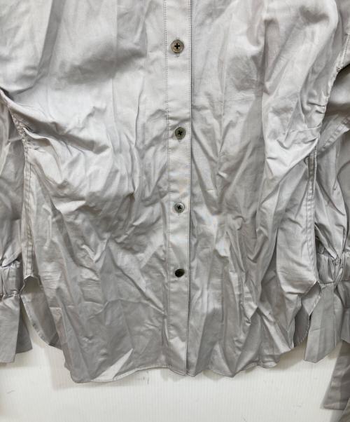 JANE SMITH（ジェーンスミス）JANE SMITH (ジェーンスミス) ブロードバルーンスリーブシャツ グレー サイズ:	SIZE 36の古着・服飾アイテム