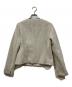 UNITED ARROWS TOKYO (ユナイテッドアローズトウキョウ) パイルジャカード Vノーカラー ジャケット ベージュ サイズ:36：5000円
