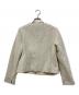 UNITED ARROWS TOKYO (ユナイテッドアローズトウキョウ) パイルジャカード Vノーカラー ジャケット ベージュ サイズ:36：5000円