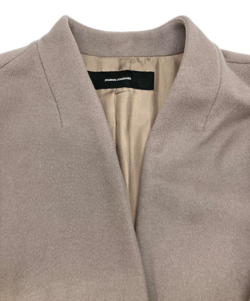 JOURNAL STANDARD（ジャーナルスタンダード）JOURNAL STANDARD (ジャーナルスタンダード) スーパー140ビーバーテーラーコート ベージュ サイズ:SIZE Sの古着・服飾アイテム