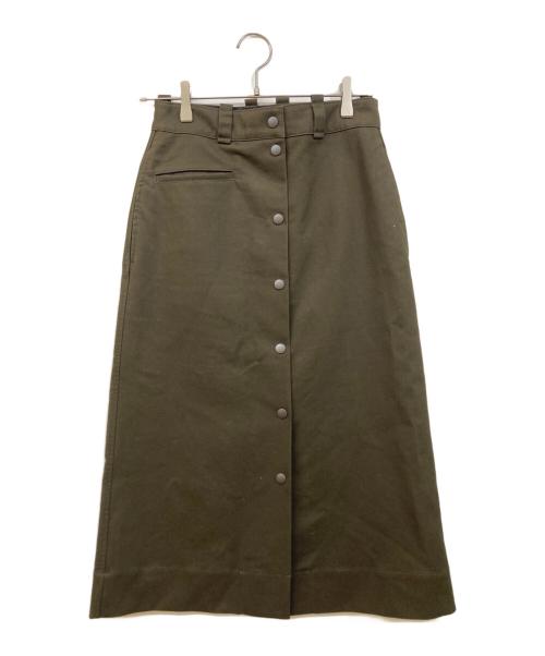 MHL（マーガレットハウエル）MHL (マーガレットハウエル) スカート カーキ サイズ:1の古着・服飾アイテム