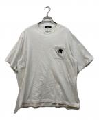 UNDERCOVER×EVANGELIONアンダーカバー×エヴァンゲリオン）の古着「S/S TEE EVA天竺エヴァロゴ刺繍 Tシャツ」｜ホワイト