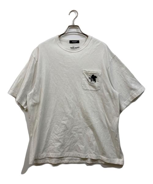 UNDERCOVER（アンダーカバー）UNDERCOVER (アンダーカバー) EVANGELION (エヴァンゲリオン) S/S TEE EVA天竺エヴァロゴ刺繍 Tシャツ ホワイト サイズ:SIZE 2の古着・服飾アイテム