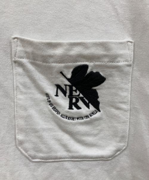 UNDERCOVER（アンダーカバー）UNDERCOVER (アンダーカバー) EVANGELION (エヴァンゲリオン) S/S TEE EVA天竺エヴァロゴ刺繍 Tシャツ ホワイト サイズ:SIZE 2の古着・服飾アイテム
