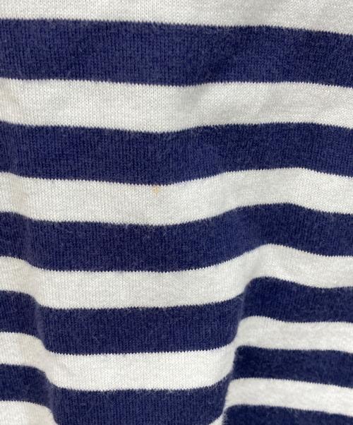 PLAY COMME des GARCONS（プレイコムデギャルソン）PLAY COMME des GARCONS (プレイコムデギャルソン) STRIPED L/S T-SHIRT ネイビー サイズ:SIZE Mの古着・服飾アイテム