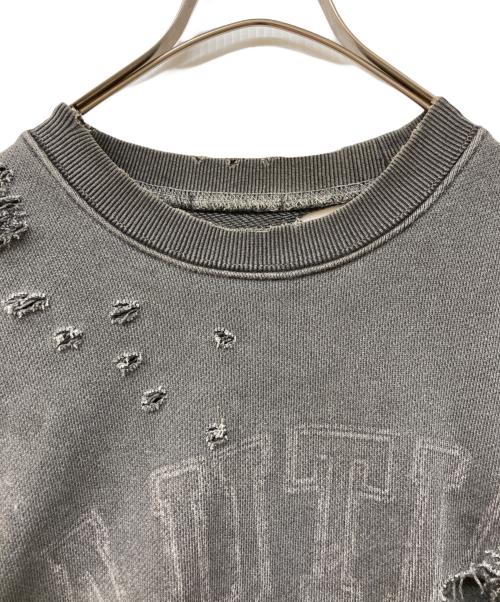 NAUTICA（ノーティカ）NAUTICA (ノーティカ) クラッシュ加工スウェット グレー サイズ:SIZE Lの古着・服飾アイテム