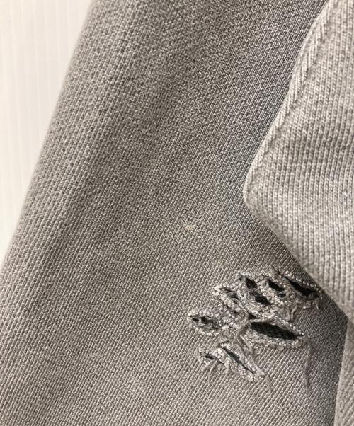 NAUTICA（ノーティカ）NAUTICA (ノーティカ) クラッシュ加工スウェット グレー サイズ:SIZE Lの古着・服飾アイテム