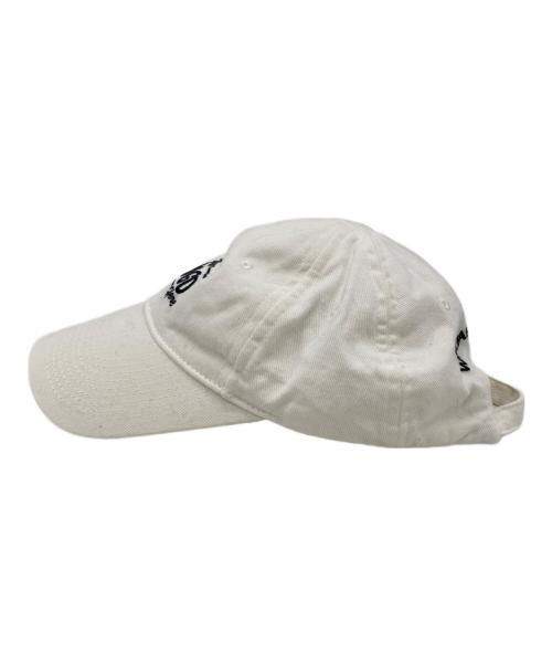 BALENCIAGA（バレンシアガ）BALENCIAGA (バレンシアガ) YOUR LOGO HERE CAP ホワイト サイズ:SIZE Lの古着・服飾アイテム