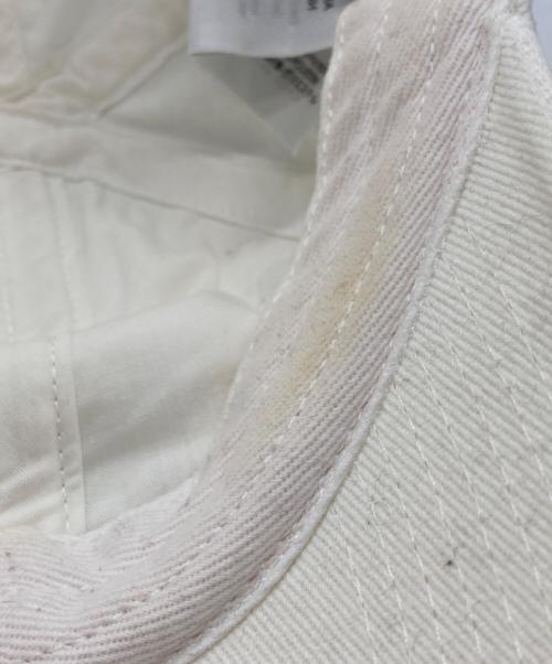 BALENCIAGA（バレンシアガ）BALENCIAGA (バレンシアガ) YOUR LOGO HERE CAP ホワイト サイズ:SIZE Lの古着・服飾アイテム