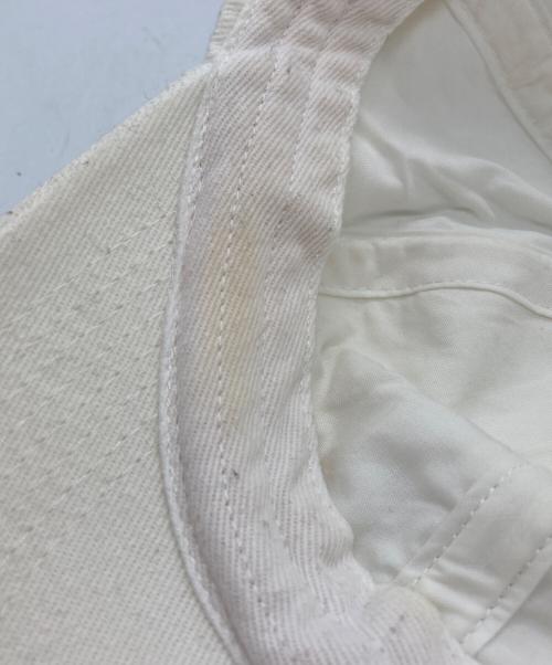 BALENCIAGA（バレンシアガ）BALENCIAGA (バレンシアガ) YOUR LOGO HERE CAP ホワイト サイズ:SIZE Lの古着・服飾アイテム