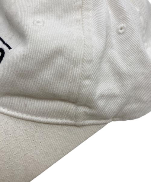 BALENCIAGA（バレンシアガ）BALENCIAGA (バレンシアガ) YOUR LOGO HERE CAP ホワイト サイズ:SIZE Lの古着・服飾アイテム