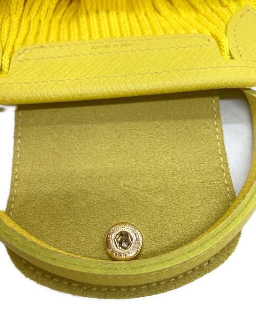 LONGCHAMP（ロンシャン）LONGCHAMP (ロンシャン) Le Pliage Filet イエロー×オレンジの古着・服飾アイテム