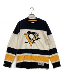 MITCHELL & NESS（ミッチェルアンドネス）の古着「スウェット」｜ブラック×ホワイト