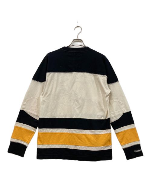 MITCHELL & NESS（ミッチェルアンドネス）MITCHELL & NESS (ミッチェルアンドネス) スウェット ブラック×ホワイト サイズ:SIZE Mの古着・服飾アイテム