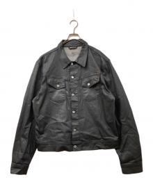 NUDIE JEANS（ヌーディー・ジーンズ）の古着「デニムジャケット」｜ブラック