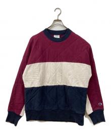 Champion REVERSE WEAVE（チャンピオン リバース ウィーブ）の古着「キルティングスウェット」｜パープル