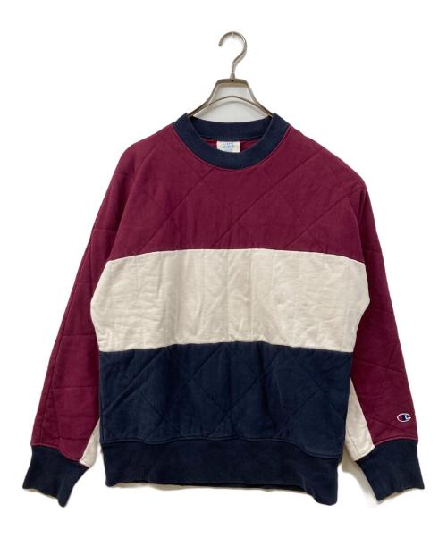 Champion REVERSE WEAVE（チャンピオン リバース ウィーブ）Champion REVERSE WEAVE (チャンピオン リバース ウィーブ) キルティングスウェット パープル サイズ:	SIZE XLの古着・服飾アイテム