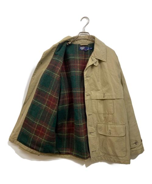 POLO RALPH LAUREN（ポロ・ラルフローレン）POLO RALPH LAUREN (ポロ・ラルフローレン) コットンジャケット ベージュ サイズ:	SIZE Mの古着・服飾アイテム