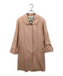 Burberry's（バーバリーズ）の古着「ステンカラーコート」｜ピンク