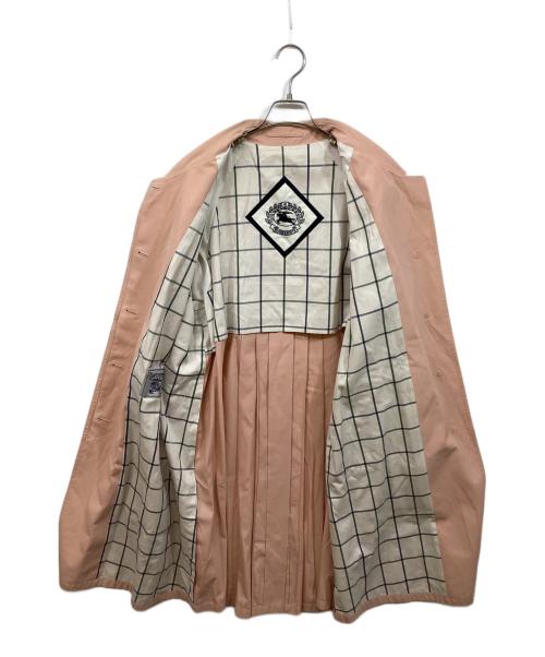 Burberry's（バーバリーズ）Burberry's (バーバリーズ) ステンカラーコート ピンク サイズ:	SIZE 13BRの古着・服飾アイテム