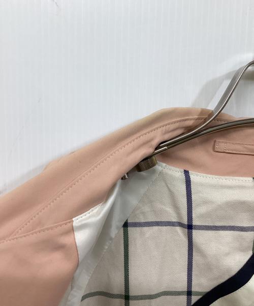 Burberry's（バーバリーズ）Burberry's (バーバリーズ) ステンカラーコート ピンク サイズ:	SIZE 13BRの古着・服飾アイテム