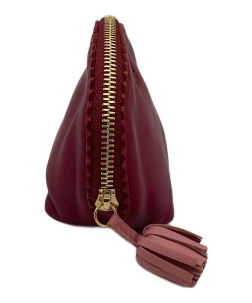 LOEWE（ロエベ）LOEWE (ロエベ) ポーチ レッドの古着・服飾アイテム