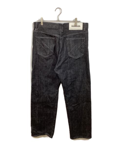 NEIGHBORHOOD（ネイバーフッド）NEIGHBORHOOD (ネイバーフッド) RIGID DENIM DP BASIC PANTS ブラック サイズ:SIZE Lの古着・服飾アイテム