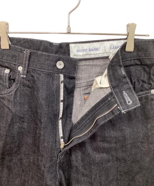 NEIGHBORHOOD（ネイバーフッド）NEIGHBORHOOD (ネイバーフッド) RIGID DENIM DP BASIC PANTS ブラック サイズ:SIZE Lの古着・服飾アイテム