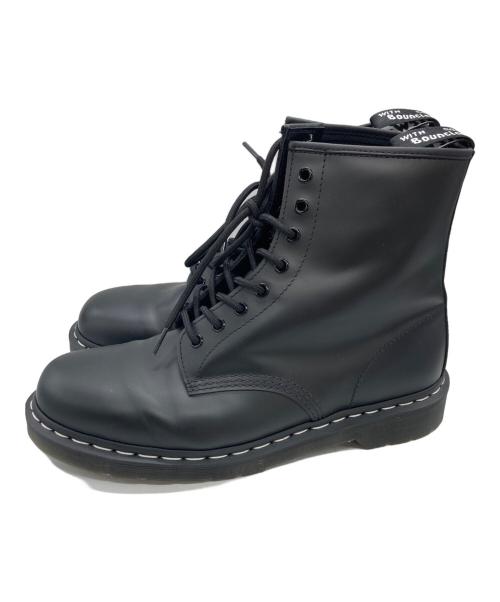 Dr.Martens（ドクターマーチン）Dr.Martens (ドクターマーチン) 1460 ホワイトステッチ 8 ホール ブーツ ブラック サイズ:	SIZE 11の古着・服飾アイテム