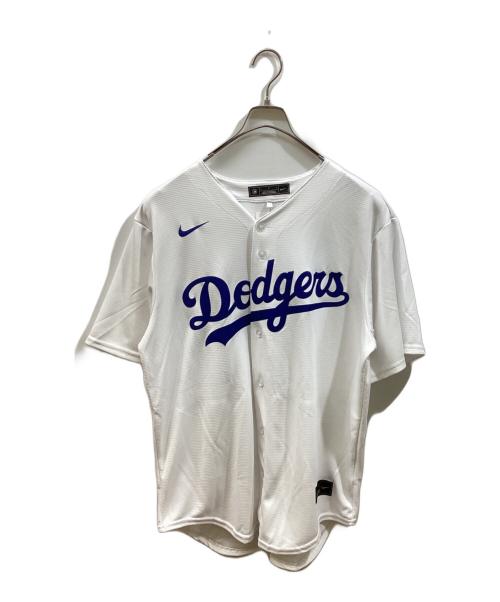 NIKE（ナイキ）NIKE (ナイキ) レプリカユニフォーム/NIKETシャツ ホワイト サイズ:SIZE Lの古着・服飾アイテム