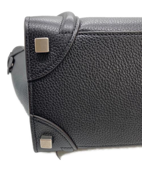 CELINE（セリーヌ）CELINE (セリーヌ) ラゲージ マイクロ ショッパー ブラックの古着・服飾アイテム