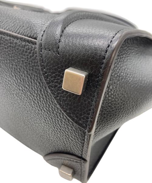 CELINE（セリーヌ）CELINE (セリーヌ) ラゲージ マイクロ ショッパー ブラックの古着・服飾アイテム