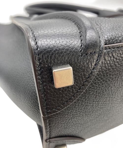 CELINE（セリーヌ）CELINE (セリーヌ) ラゲージ マイクロ ショッパー ブラックの古着・服飾アイテム