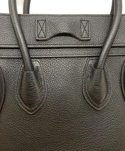 CELINE（セリーヌ）CELINE (セリーヌ) ラゲージ マイクロ ショッパー ブラックの古着・服飾アイテム