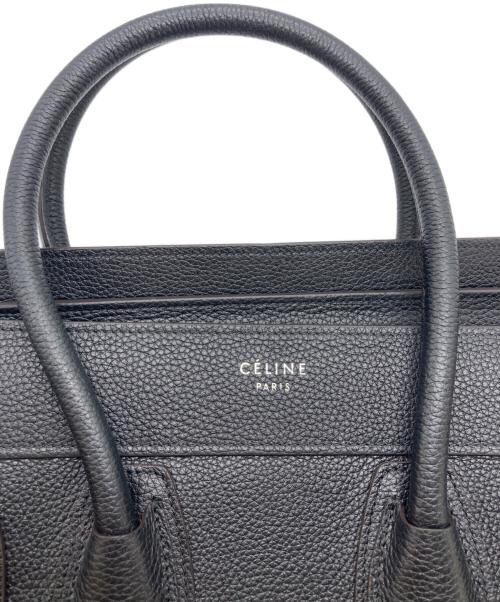 CELINE（セリーヌ）CELINE (セリーヌ) ラゲージ マイクロ ショッパー ブラックの古着・服飾アイテム